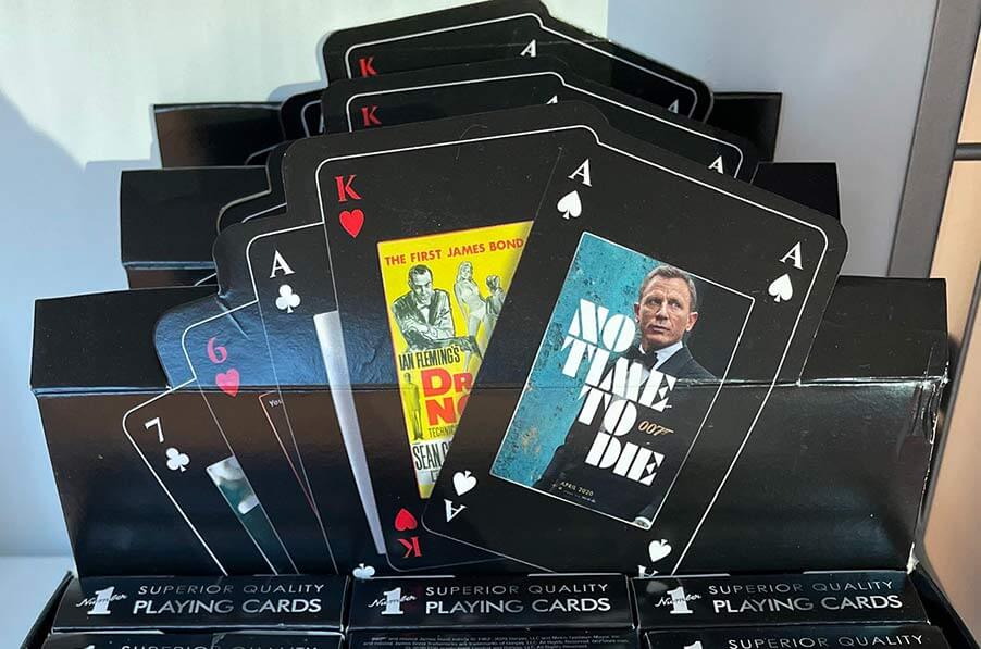 James Bond 007 playing cards
