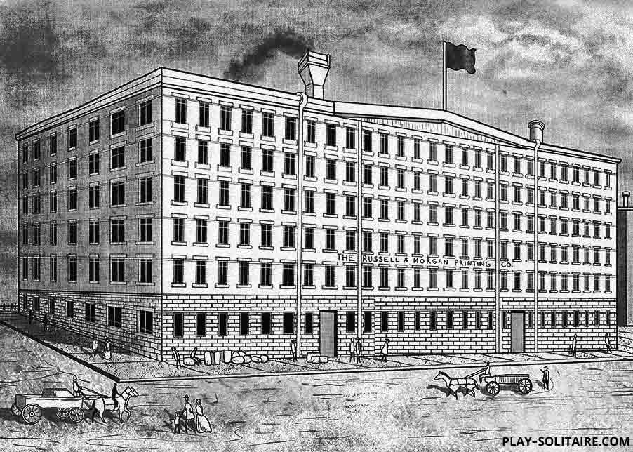 The Russell & Morgan Printing Company in Cincinnati, Ohio, late 19th century